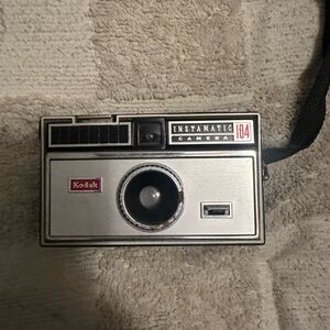 Kodak Camera with Silver and Black Design